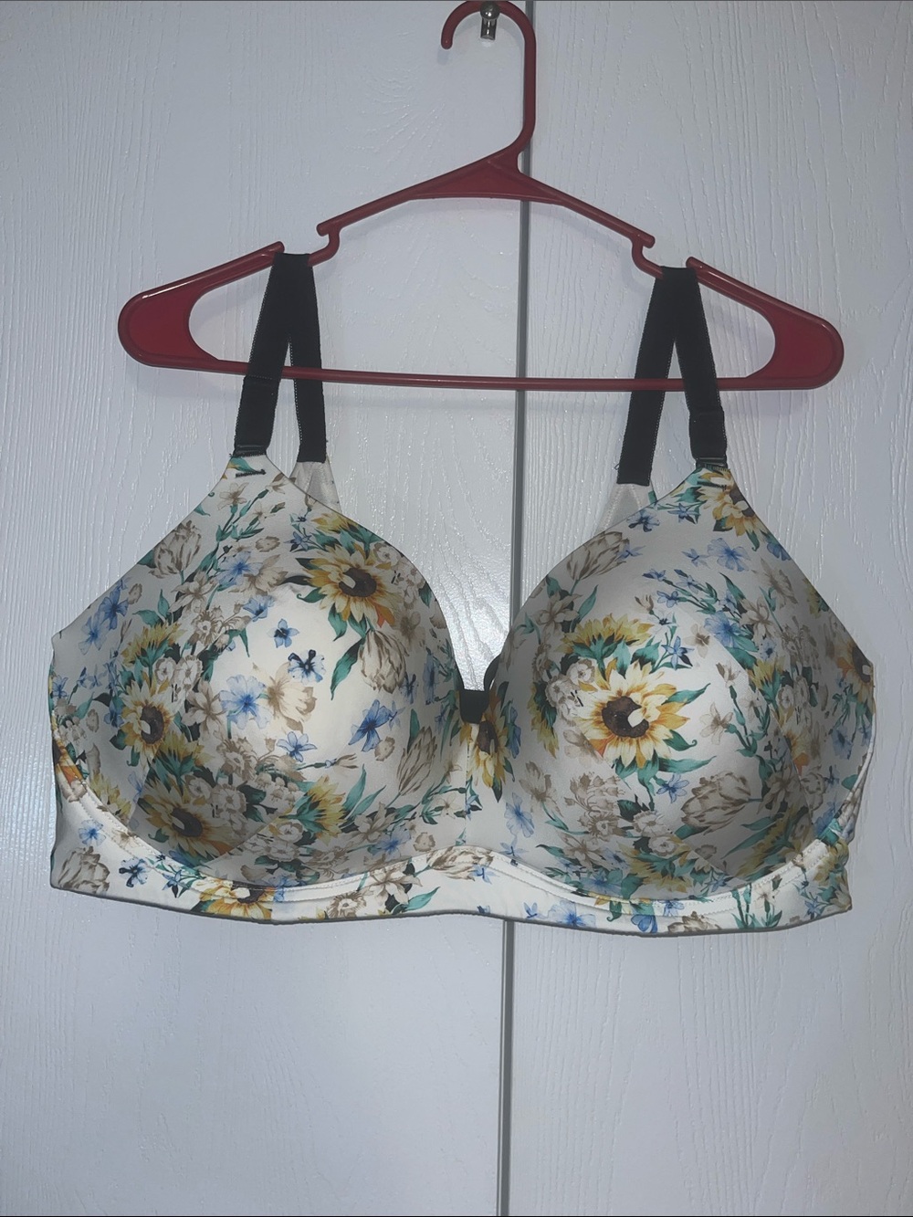 Torrid Floral Demi Wireless Push Up Bra